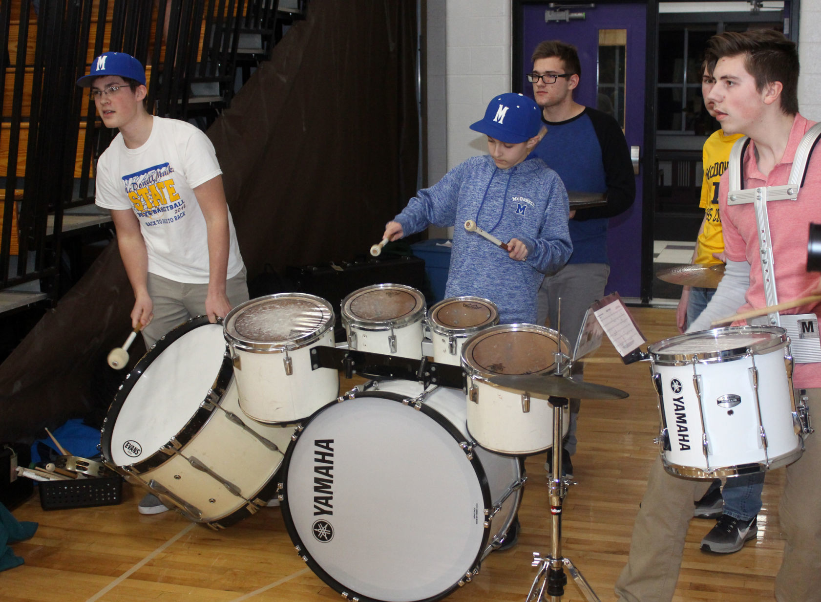 Athens vs McDonell boys basketball at Eau Claire Memorial 3-7-19